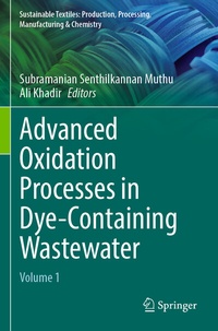 Abbildung von: Advanced Oxidation Processes in Dye-Containing Wastewater - Springer