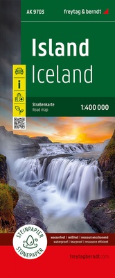 Abbildung von: Island, Straßenkarte 1:400.000, freytag & berndt, Softcover - Freytag-Berndt und ARTARIA