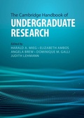 Cover: The Cambridge Handbook of Undergraduate Research - Cambridge University Press