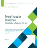 Cover: Private Finance for Development - International Monetary Fund (IMF)