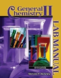 Enlarge image Cover: General Chemistry I: Lab Manual - Kendall/Hunt Publishing Co ,U.S.