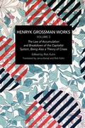 Cover: Henryk Grossman Works, Volume 3 - Haymarket Books