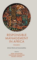 Cover: Responsible Management in Africa, Volume 2 - Emerald Publishing Limited