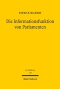 Cover: Die Informationsfunktion von Parlamenten - Mohr Siebeck