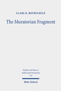 Cover: The Muratorian Fragment - Mohr Siebeck