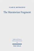 Cover: The Muratorian Fragment - Mohr Siebeck
