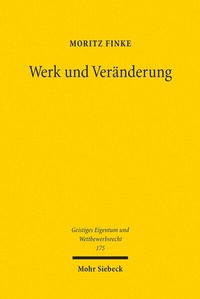 Abbildung von: Werk und Veränderung - Mohr Siebeck