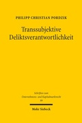 Abbildung von: Transsubjektive Deliktsverantwortlichkeit - Mohr Siebeck