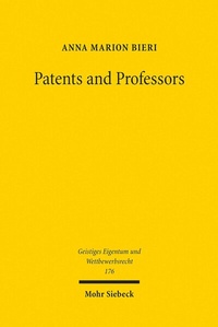 Abbildung von: Patents and Professors - Mohr Siebeck