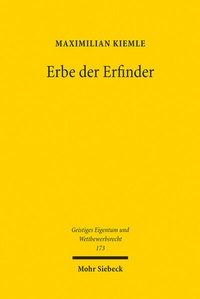Abbildung von: Erbe der Erfinder - Mohr Siebeck