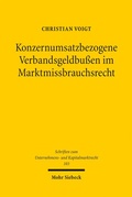 Cover: Konzernumsatzbezogene Verbandsgeldbu&szlig;en im Marktmissbrauchsrecht - Mohr Siebeck