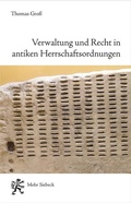 Cover: Verwaltung und Recht in antiken Herrschaftsordnungen - Mohr Siebeck
