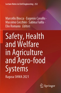 Abbildung von: Safety, Health and Welfare in Agriculture and Agro-food Systems - Springer
