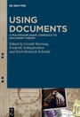 Cover: Using Documents - De Gruyter