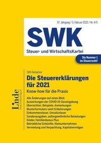Abbildung von: Die Steuererklärungen für 2021 - Linde