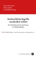 Cover: Strafrechtliche Begriffe verst&auml;ndlich erkl&auml;rt - Verlag Barbara Budrich