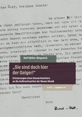 Cover: "Sie sind doch hier der Geiger!" - Wolke Verlag