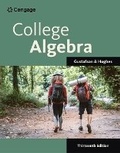Cover: Student Solutions Manual for Gustafson/Hughes' College Algebra - Brooks/Cole