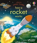 Cover: Peep Inside How a Rocket Works - Usborne Publishing Ltd