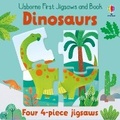 Cover: Usborne First Jigsaws and Book: Dinosaurs - Usborne Publishing Ltd