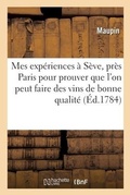 Cover: Mes experiences a Seve, pres Paris et en dernier lieu a Belleville - Hachette Livre Bnf