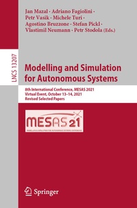 Enlarge image Cover: Modelling and Simulation for Autonomous Systems - Springer