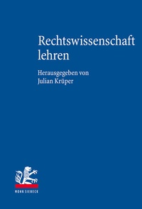 Abbildung von: Rechtswissenschaft lehren - Mohr Siebeck