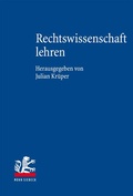 Cover: Rechtswissenschaft lehren - Mohr Siebeck
