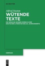 Cover: Wütende Texte - De Gruyter
