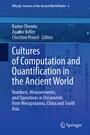 Cover: Cultures of Computation and Quantification in the Ancient World - Springer