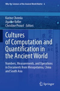 Abbildung von: Cultures of Computation and Quantification in the Ancient World - Springer