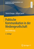 Cover: Politische Kommunikation in der Mediengesellschaft - Springer VS