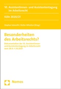 Cover: Besonderheiten des Arbeitsrechts? - Nomos