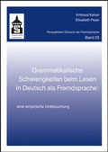 Cover: Grammatikalische Schwierigkeiten beim Lesen in Deutsch als Fremdsprache - Schneider Hohengehren