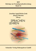 Cover: Sprachen Lehren - Schneider Hohengehren