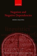 Cover: Negation and Negative Dependencies - Oxford University Press