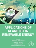 Cover: Applications of AI and IOT in Renewable Energy - Academic Press