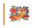 Cover: Kenojuak Ashevak: Sun Owl and Foliage Small Boxed Cards - Pomegranate Communications