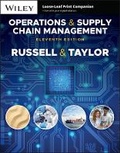 Cover: Operations and Supply Chain Management - Wiley