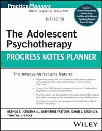 Abbildung von: The Adolescent Psychotherapy Progress Notes Planner - Wiley