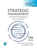 Cover: Strategic Management: A Competitive Advantage Approach, Conceptsand Cases, Global Edition - Pearson Education Limited