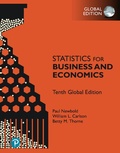 Cover: Statistics for Business and Economics, Global Edition - Pearson Education Limited