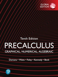Abbildung von: Precalculus: Graphical, Numerical, Algebraic, Global Edition - Pearson Education Limited