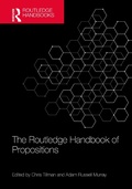 Bild: The Routledge Handbook of Propositions - Routledge