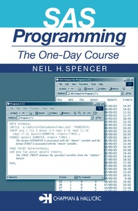 Enlarge image Cover: SAS Programming - Chapman and Hall