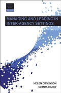 Cover: Managing and Leading in Inter-Agency Settings - Policy Press