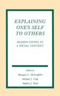Enlarge image Cover: Explaining One's Self To Others - Routledge