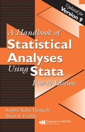 Cover: Handbook of Statistical Analyses Using Stata - Chapman and Hall