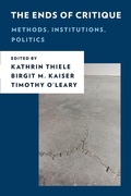 Cover: The Ends of Critique - Rowman & Littlefield Publishers