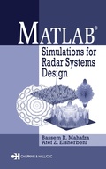 Cover: MATLAB Simulations for Radar Systems Design - Chapman and Hall